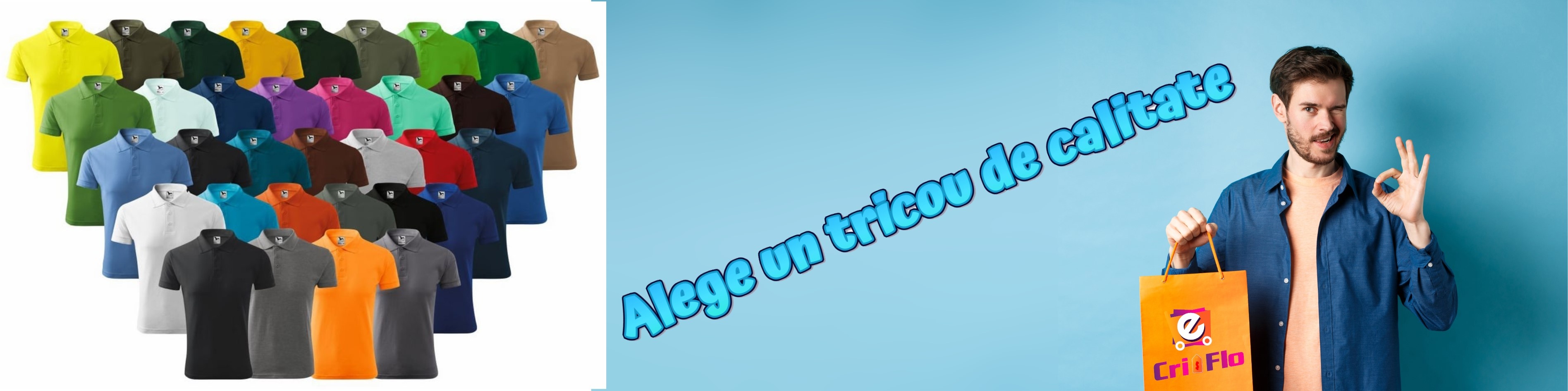 Prezentare tricou polo barbat de diferite culori